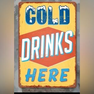 New 8x12” Metal Sign